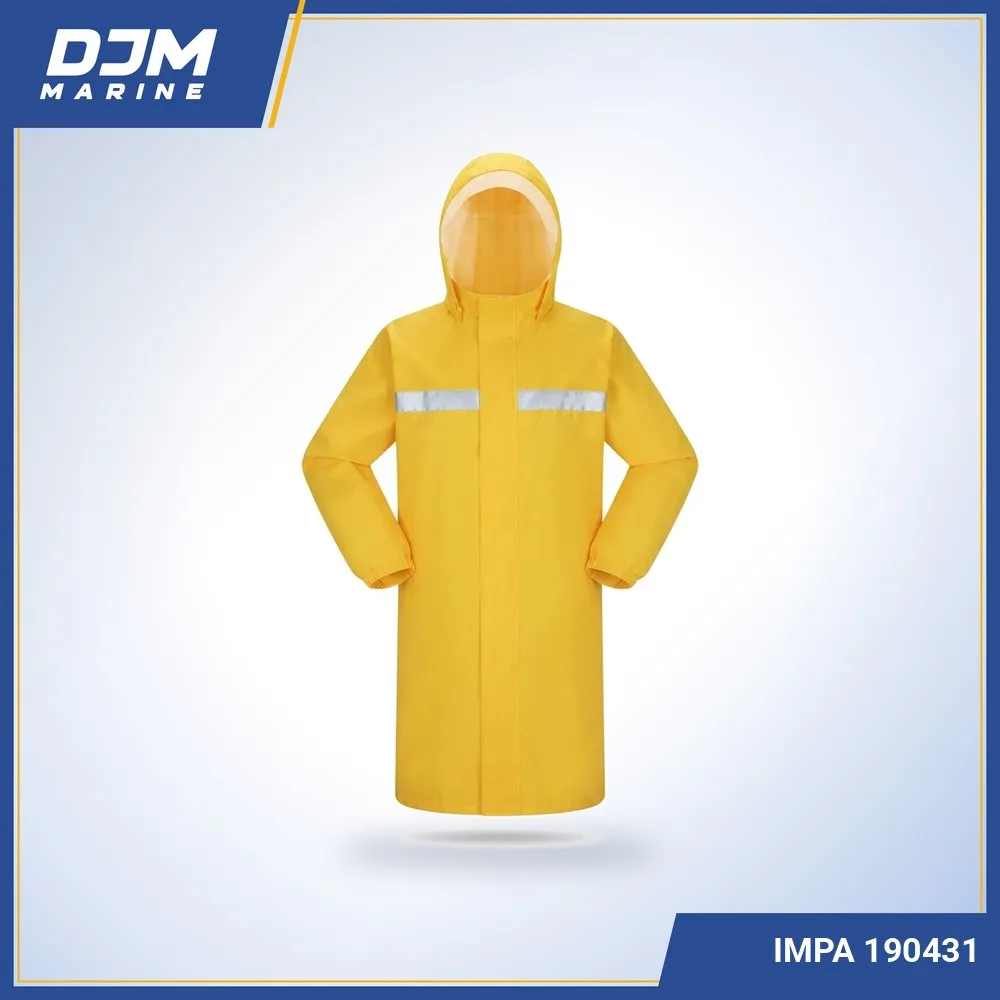 Yellow Rain Coat with Hood