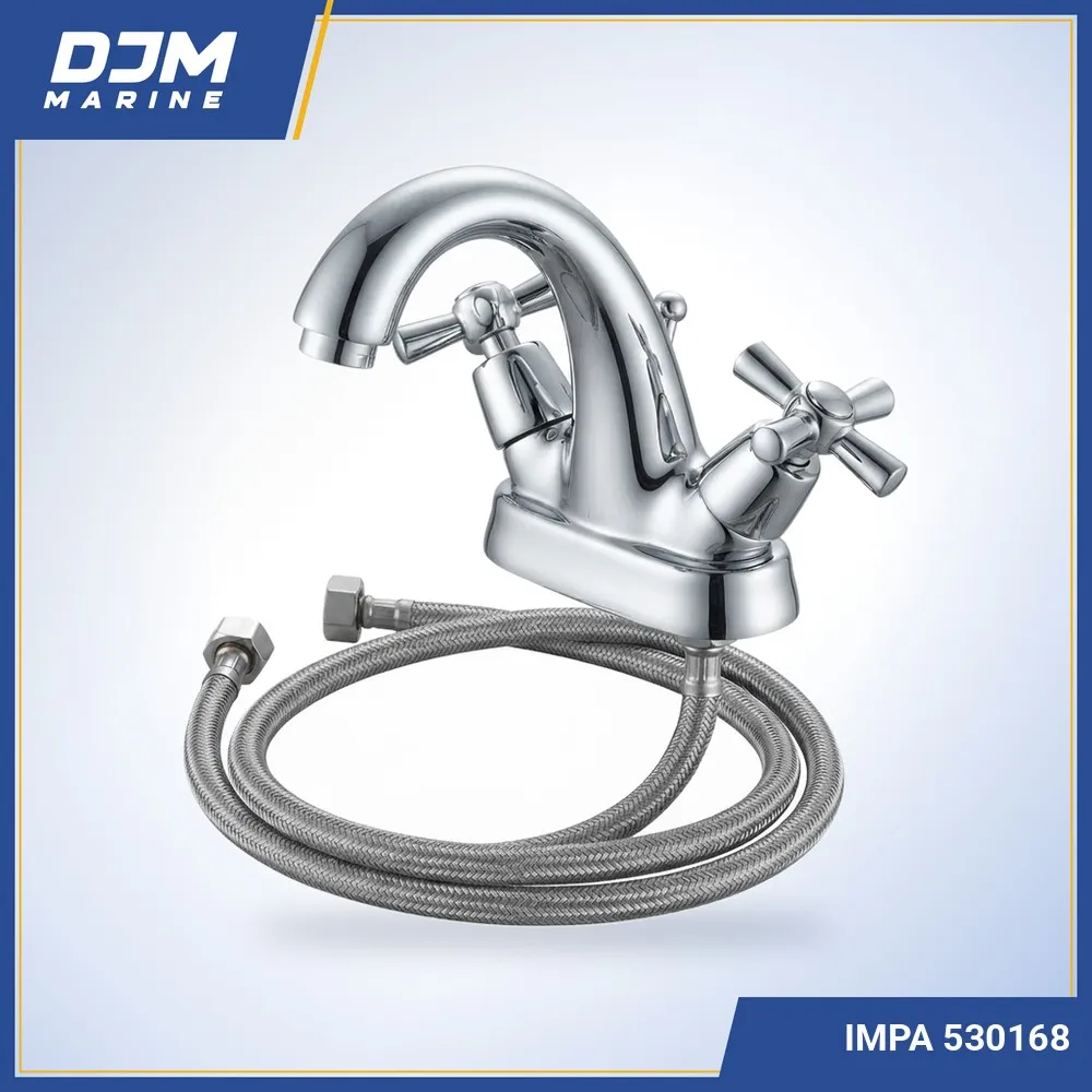 Wall Mounted Basin Faucet with Swivel Spout