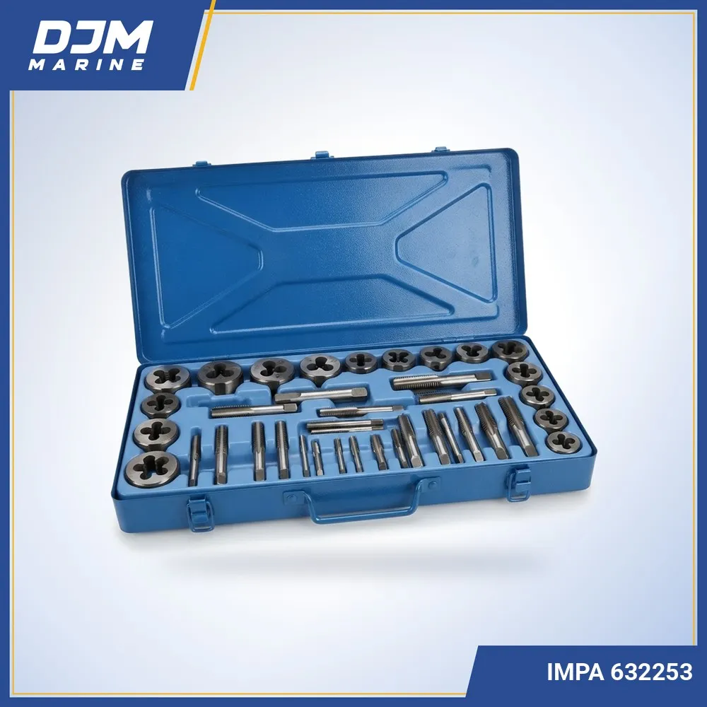 Straight Pipe Threading Tap & Die Set R3