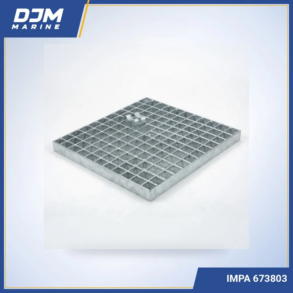 Galvanized Steel Grating 24 x 4.75 mm, 0.6 x 6 m