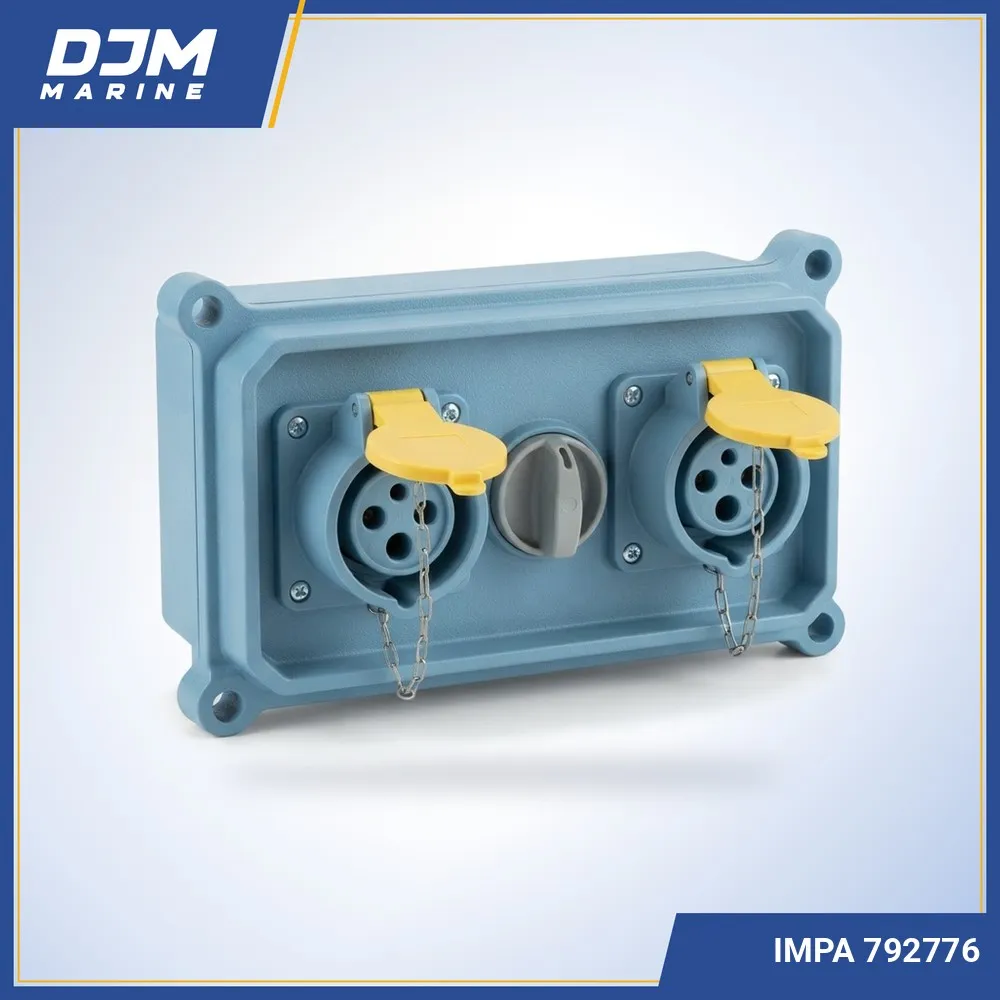 Watertight Receptacle 2P+E with Switch