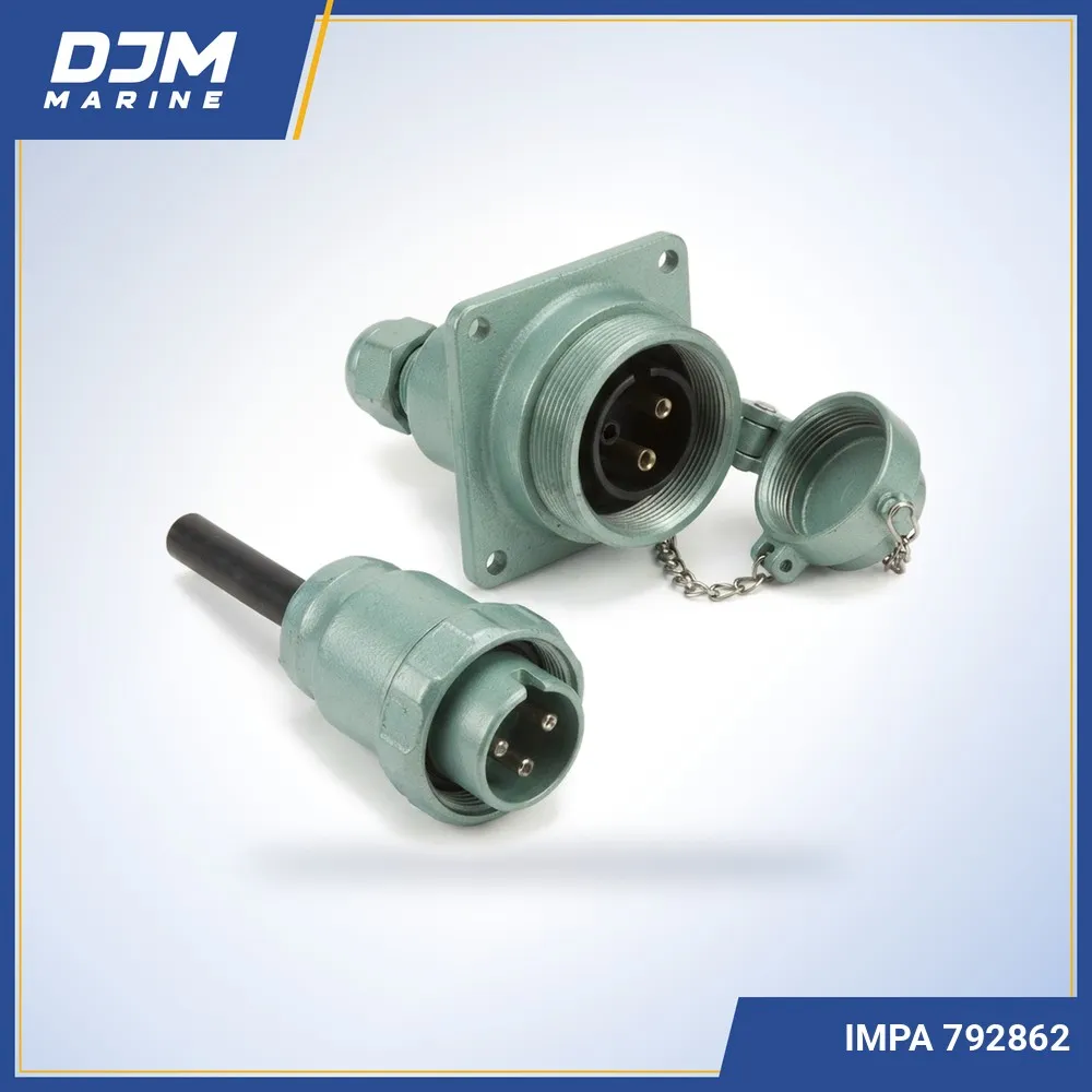 USCG 3-Pin Angle Plug & Receptacle